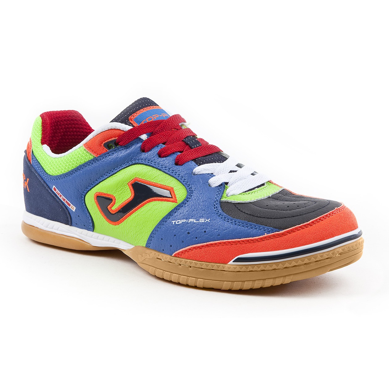 service Hysterical horsepower Ghete fotbal in sala din piele Top Flex 716, JOMA