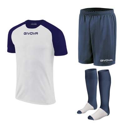 Set echipament fotbal, tricou Capo, sort si jambiere, GIVOVA