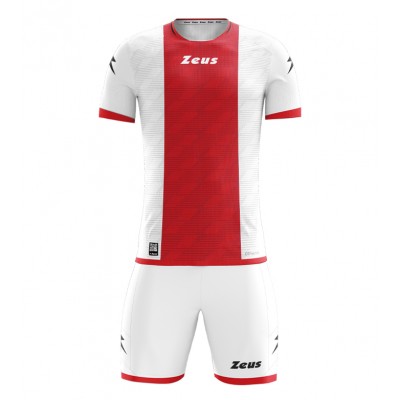 Echipament de fotbal Kit Icon, Alb / Rosu, ZEUS