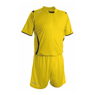 Echipament fotbal galben negru galben GECO