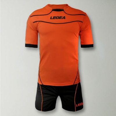 Echipament fotbal Kit Brasilia, Portocaliu Fluo, LEGEA